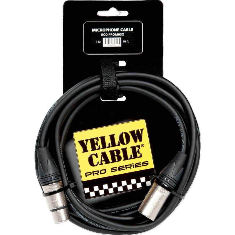 Yellow Cable PROM03X Mikrofonkabel XLR Neutrik 3m