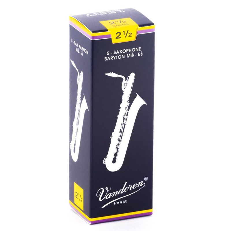 Vandoren V5 Traditional fliser for barytonsaksofon 2,5 (SR2425)