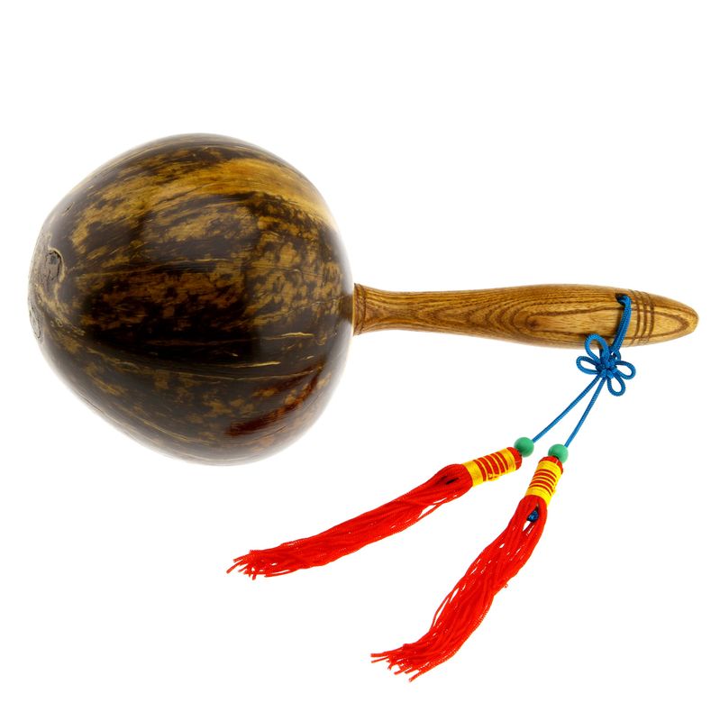 Maracas av kokosnøtt stor 26 cm MAR-7