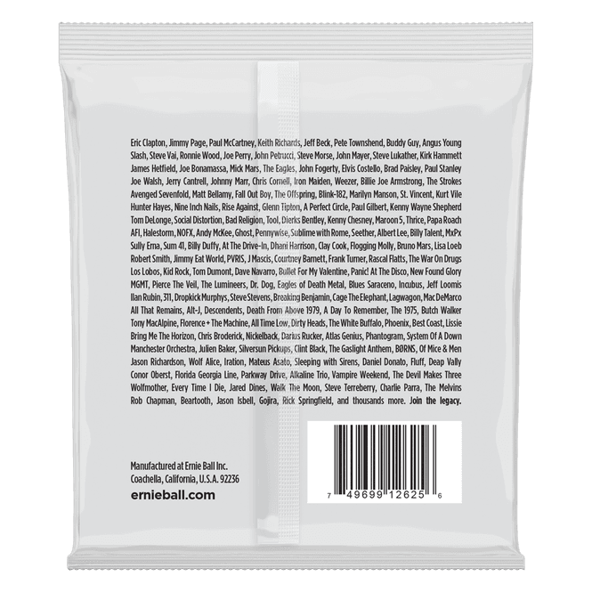 Hovedbilde Ernie Ball 2625 Slinky 8-strengs 10-74 Elgitarstrenger