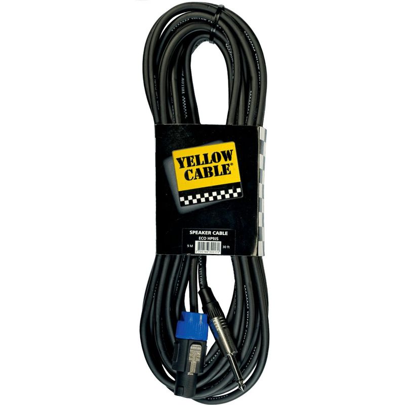Yellow Cable HP9JS - Speakon til 1/4 jack høyttalerkabel 9m