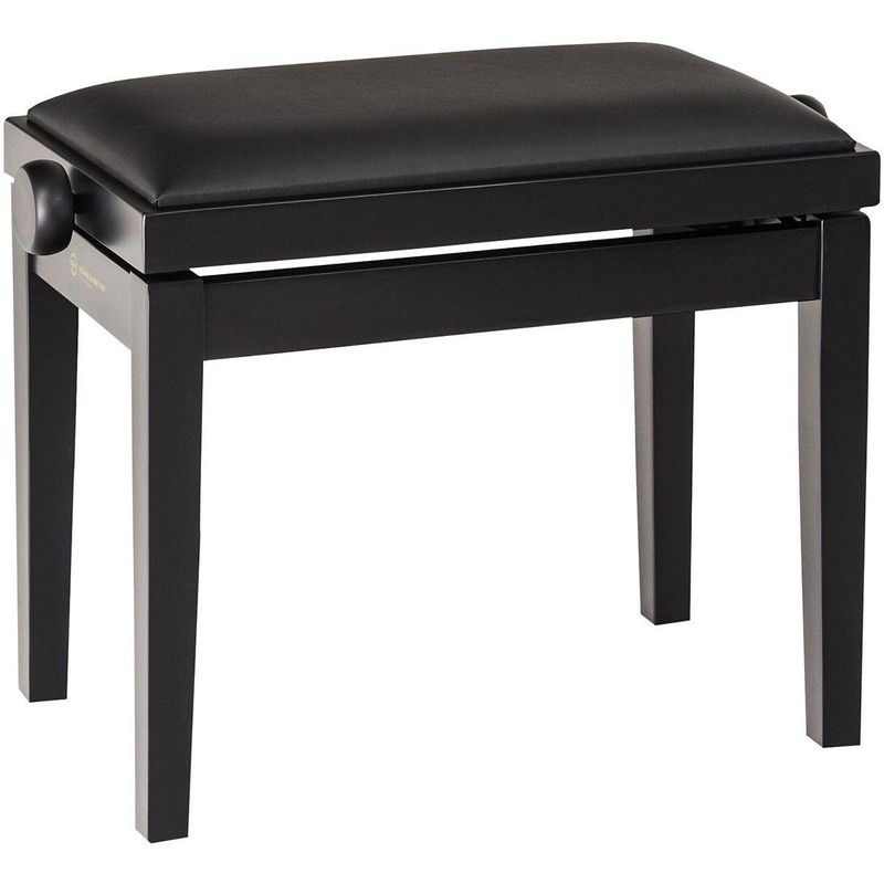 K&M 13910 Pianokrakk med kunstskinn, matt svart
