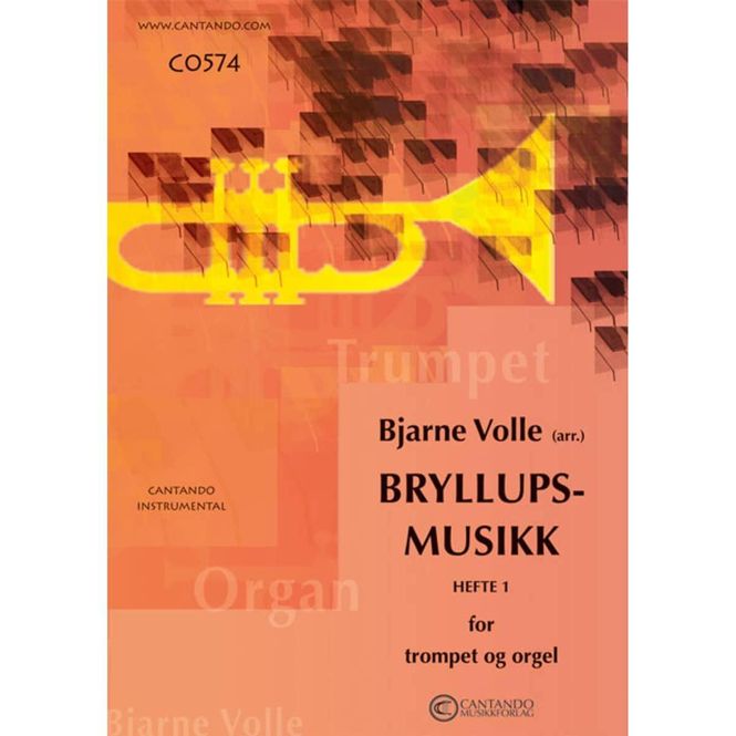 Hovedbilde Bryllupsmusikk for trompet og orgel, Hefte 1