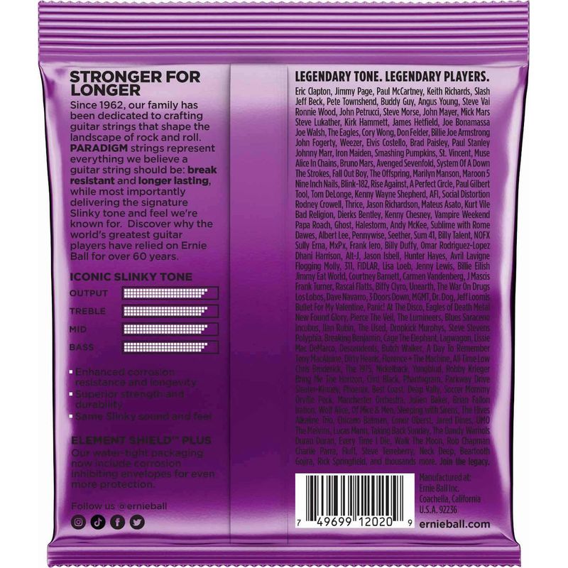 Ernie Ball 2020 Paradigm Power Slinky 11-48 Elgitarstrenger