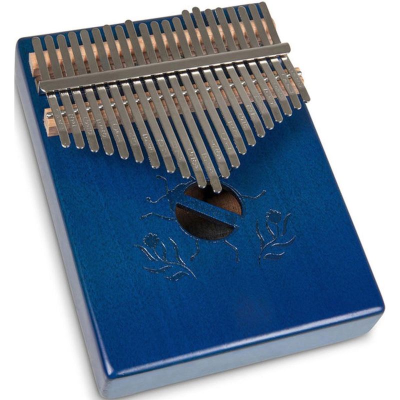 Pure Gewa Kalimba 21 toner Bille Mahogny Blå