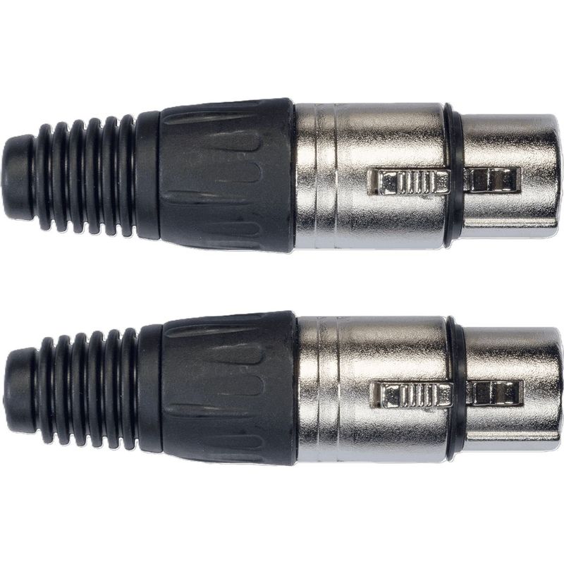 Yellow Cable XLR02 XLR-plugg hunn, 2 stk