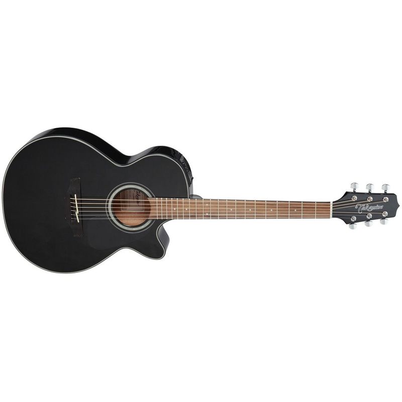Takamine GF30CE-BLK Akustisk gitar med mikrofon, svart