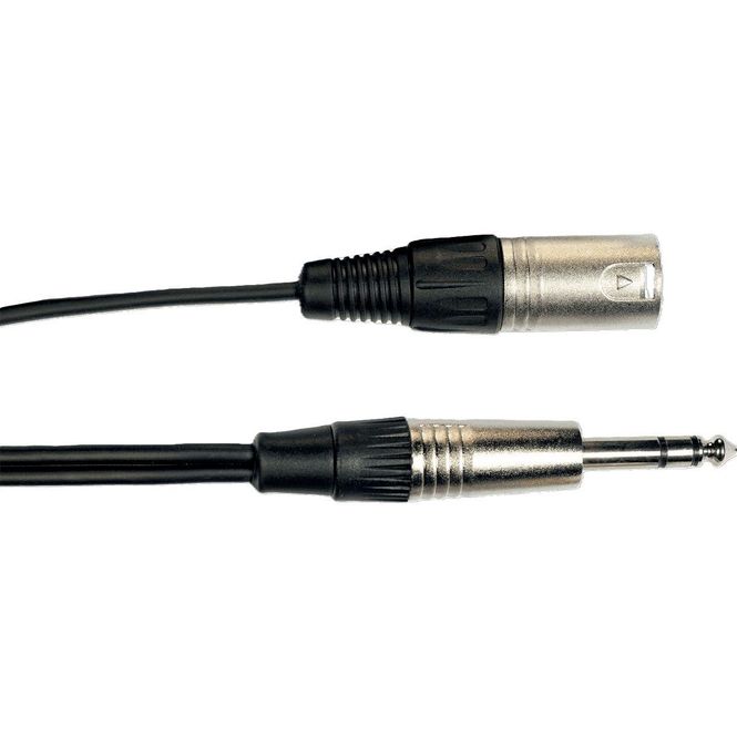Hovedbilde Yellow Cable K14-6 - Jack stereo hann til XLR hann kabel, 6m
