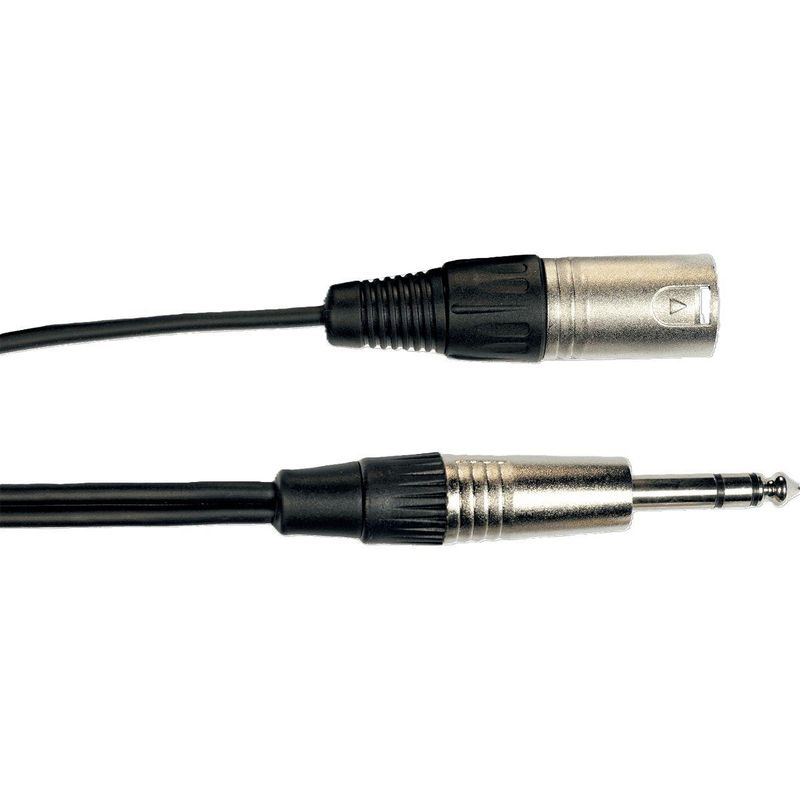 Yellow Cable K14-6 - Jack stereo hann til XLR hann kabel, 6m