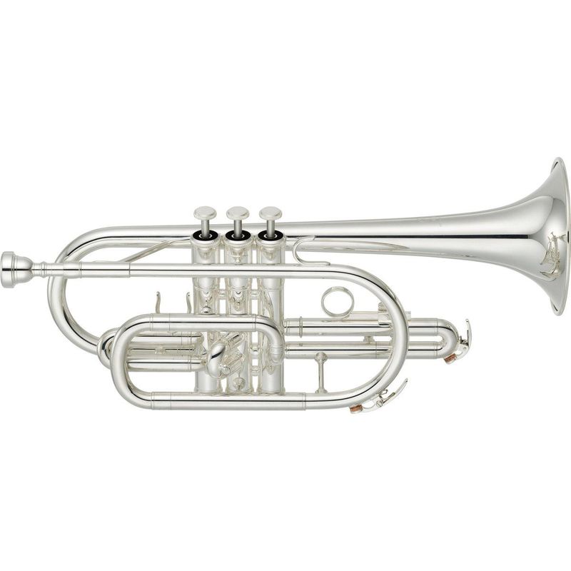 Yamaha YCR-2310SIII Kornett, lang modell, forsølvet