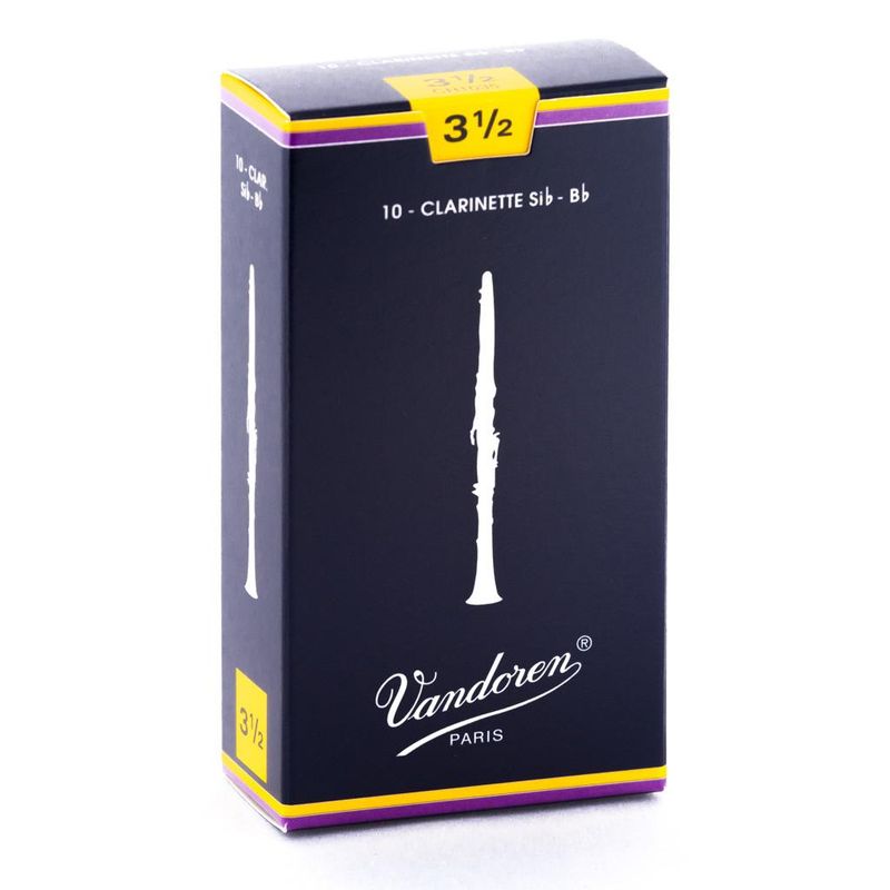 Vandoren V5 Traditional fliser til Bb-klarinett 3 1/2 (CR1035)