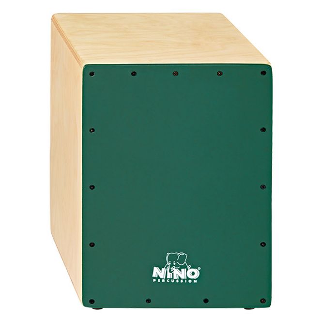 Hovedbilde Meinl NINO951DG-MYO Make Your Own Cajon, Natur/Mørkegrønn