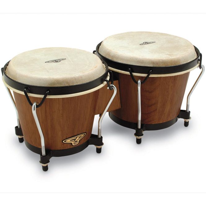 Hovedbilde Latin Percussion Bongotrommer av tre, Siam oak, sett med 2 stk