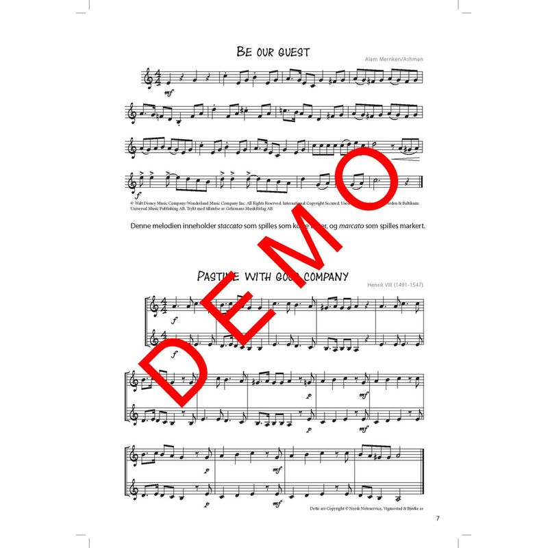 Spill Baryton/Euphonium i G-nøkkel Lærebok 3