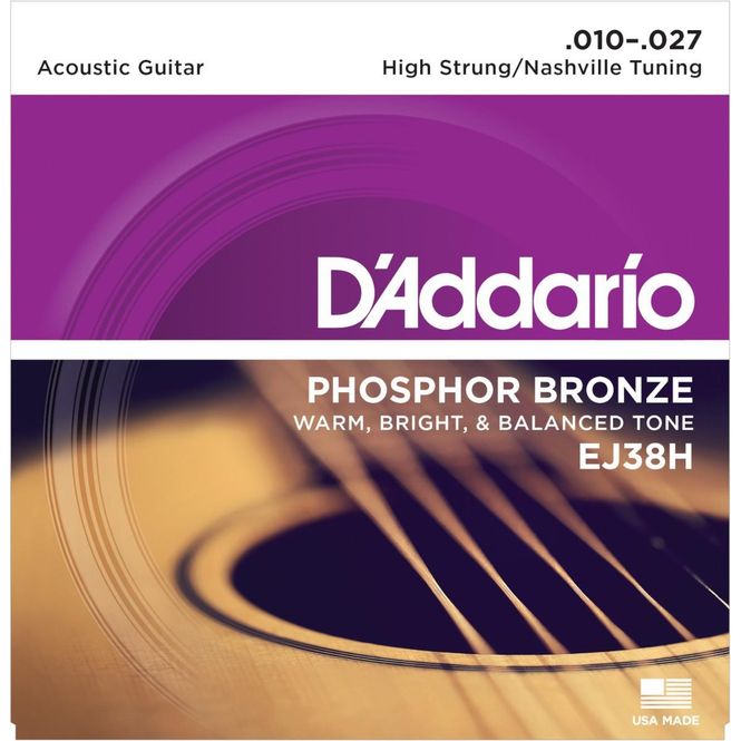 Hovedbilde D'Addario EJ38H, 010-027, High Strung/Nashville Tuning