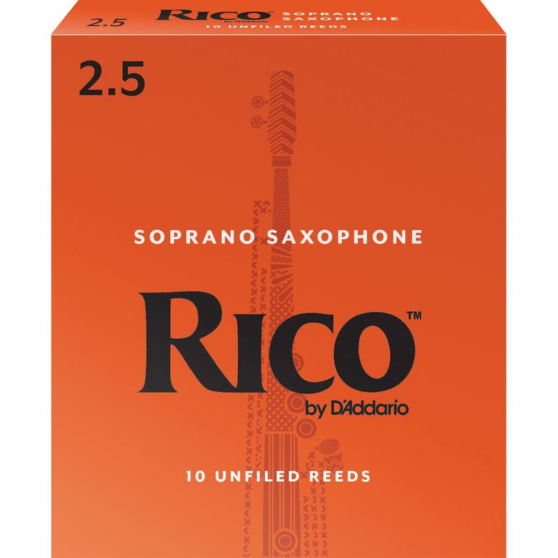 Rico RIA1025 fliser for sopran-saksofon 2.5, 10 stk