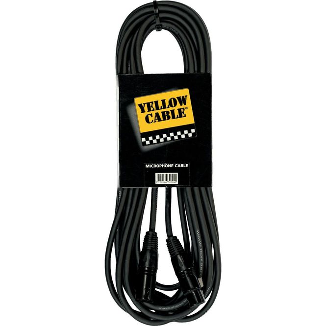 Hovedbilde Yellow Cable M15X - XLR hann til XLR hunn mikrofonkabel, 15m