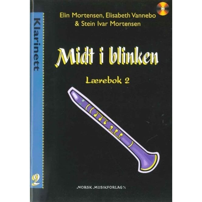 Hovedbilde Midt i blinken Lærebok 2 Klarinett