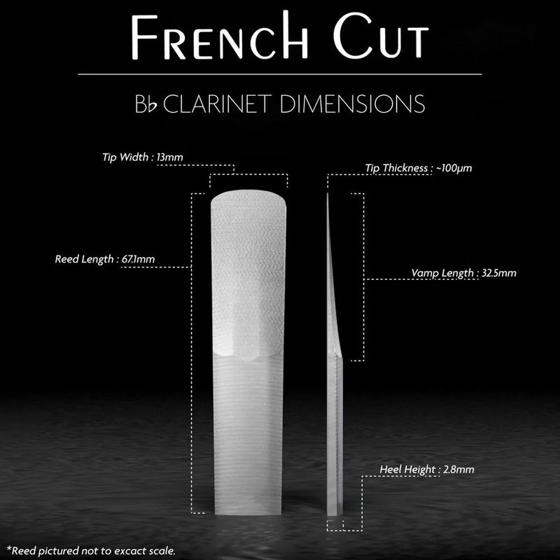 Légère French Cut flis for Bb-klarinett 3.75