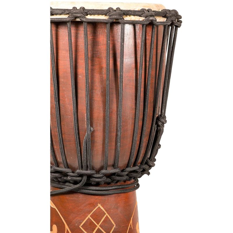 Djembe av mahogni 50 cm, Maori